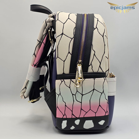 Loungefly Demon Slayer Exclusive Shinobu Kocho Cosplay Mini Backpack New - Picture 4 of 8